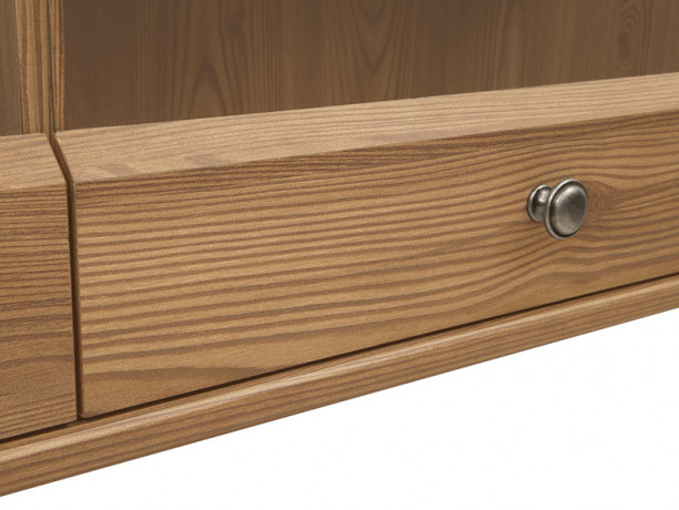 SFW3W BERGEN BRW Wall Glass-Fronted Cabinet