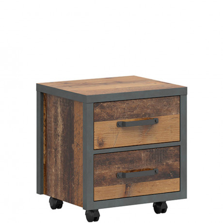 KTN2S WESTON BRW Mobile Cabinet