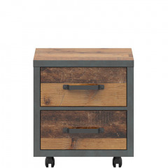 KTN2S WESTON BRW Mobile Cabinet