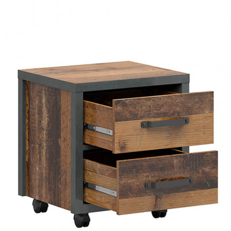 KTN2S WESTON BRW Mobile Cabinet