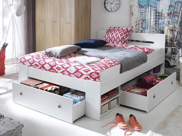 LOZ3S/160 NEPO PLUS BRW King Size Bed