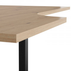 BIU/140/90/A/L SPACE OFFICE BRW Corner Desk