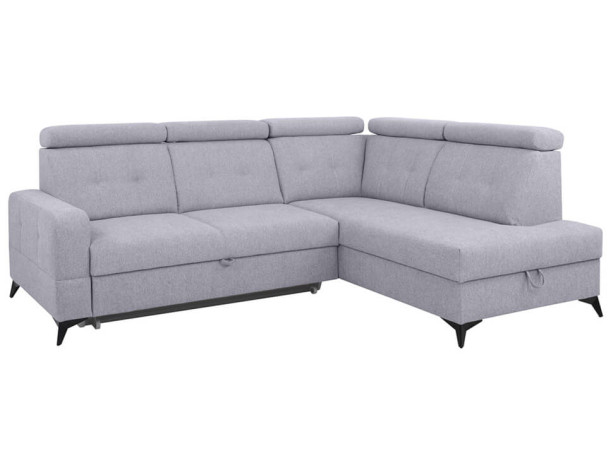 AMADO 2F BRW Corner Sofa Bed Grey