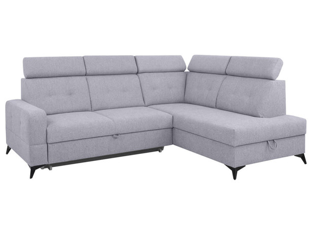 AMADO 2F BRW Corner Sofa Bed Grey