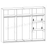 POL/83 GLAMOUR BRW Shelves (2 pcs.)