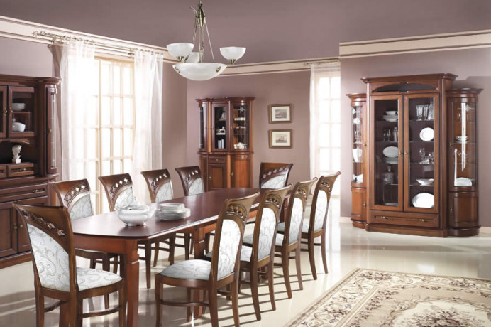 AFRODYTA 4DS2D1SZ Glass-Fronted Cabinet MEBIN