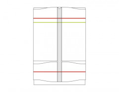 DIUNA 2D Large Wardrobe MEBIN