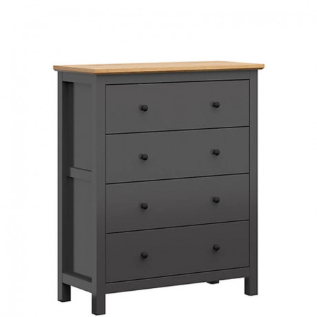 KOM4S/12/10 HESEN BRW Chest of Drawers