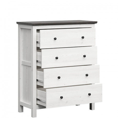 KOM4S/12/10 HESEN BRW Chest of Drawers