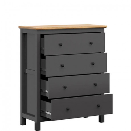 KOM4S/12/10 HESEN BRW Chest of Drawers