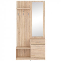 PPK NEPO PLUS BRW Mini Hallway Furniture Set