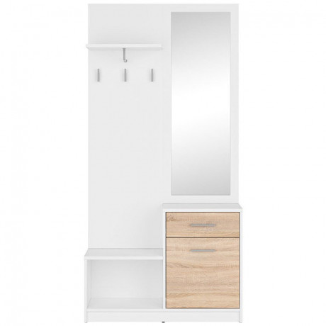 PPK NEPO PLUS BRW Mini Hallway Furniture Set