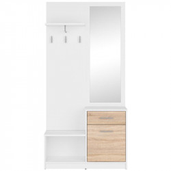 PPK NEPO PLUS BRW Mini Hallway Furniture Set