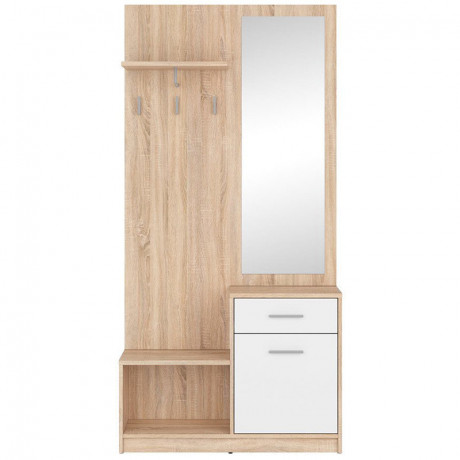 PPK NEPO PLUS BRW Mini Hallway Furniture Set