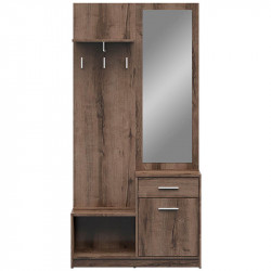 PPK NEPO PLUS BRW Mini Hallway Furniture Set