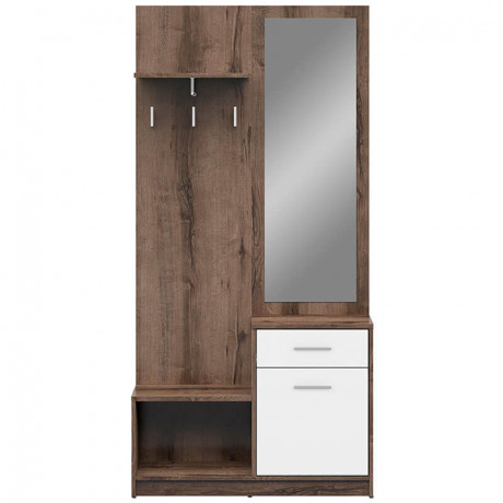 PPK NEPO PLUS BRW Mini Hallway Furniture Set