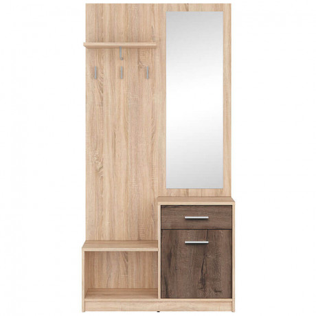 PPK NEPO PLUS BRW Mini Hallway Furniture Set
