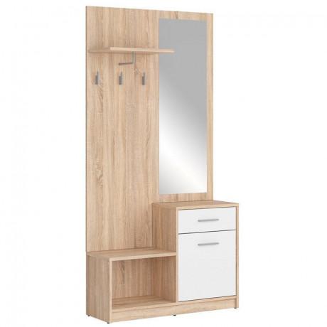 PPK NEPO PLUS BRW Mini Hallway Furniture Set