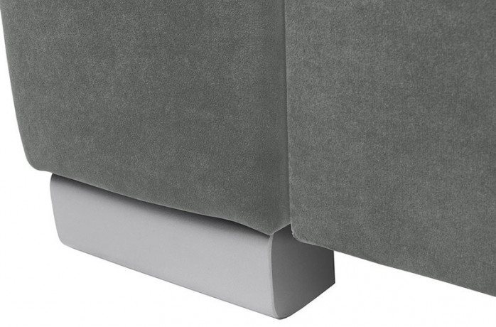 EVIA 2F BRW Corner Sofa Bed Grey