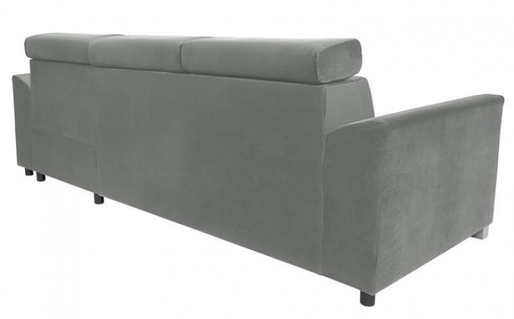 EVIA 2F BRW Corner Sofa Bed Grey