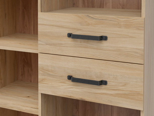 REG2W/90 LARA BRW Glass-Fronted Cabinet