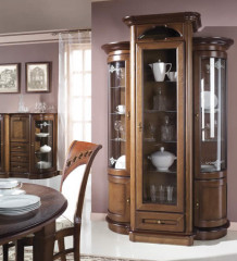 AFRODYTA 3DS2D1SZ Glass-Fronted Cabinet MEBIN