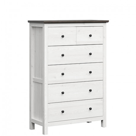 KOM6S/15/10 HESEN BRW Chest of Drawers