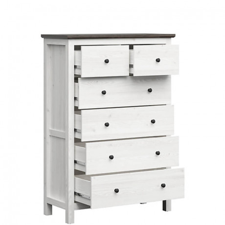 KOM6S/15/10 HESEN BRW Chest of Drawers