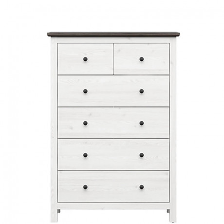 KOM6S/15/10 HESEN BRW Chest of Drawers