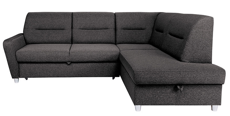 SOTELO II 2F BRW Corner Sofa Bed Grey Vasco