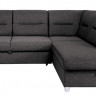 SOTELO II 2F BRW Corner Sofa Bed Grey Vasco