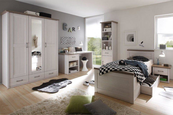 LUCA JUZI BRW Kids Room / Study Furniture Set 1