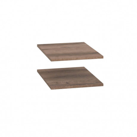 SZF3D2S_OPCJA2 NEPO PLUS BRW Shelves in the Wardrobe (2 pcs.)