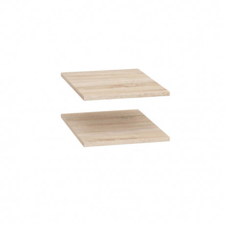 SZF3D2S_OPCJA2 NEPO PLUS BRW Shelves in the Wardrobe (2 pcs.)