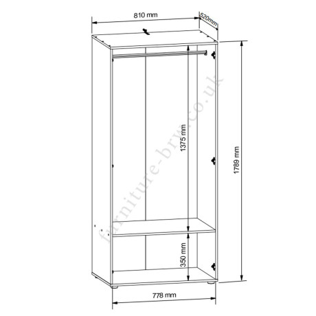 SZF2D NENO BRW Wardrobe