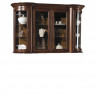 AFRODYTA 4DS Glass-Fronted Cabinet (Top Unit) MEBIN (Patinated Cherry)