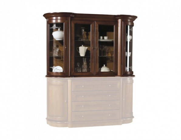 AFRODYTA 4DS Glass-Fronted Cabinet (Top Unit) MEBIN