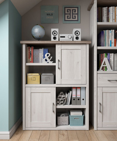 LUCA JUZI BRW Kids Room / Study Furniture Set 2