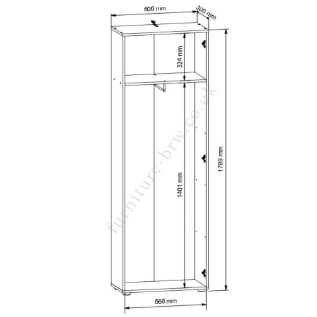 REG1D NENO BRW Wardrobe