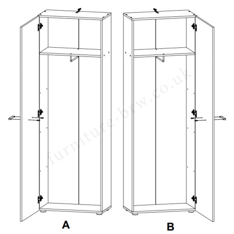 REG1D NENO BRW Wardrobe