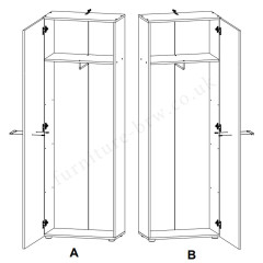 REG1D NENO BRW Wardrobe