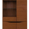 REG3D1W/200 MADISON BRW Glass-Fronted Cabinet