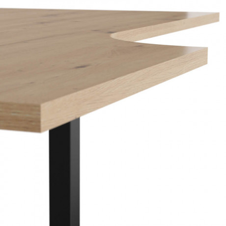 BIU/160/90/A/L SPACE OFFICE BRW Corner Desk