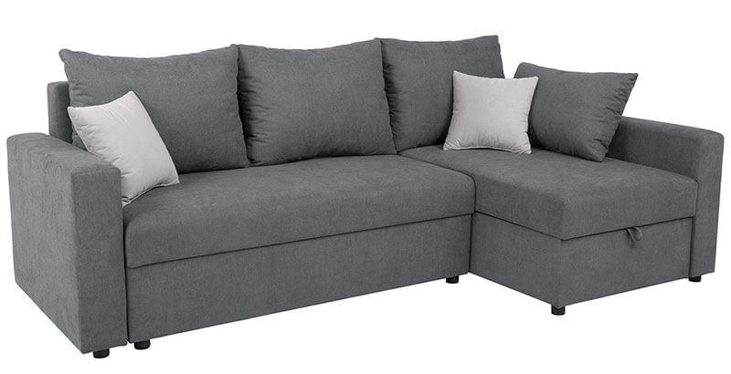 PRZEMEK IV LUX 3DL BRW Corner Sofa Bed Grey Enjoy New 23