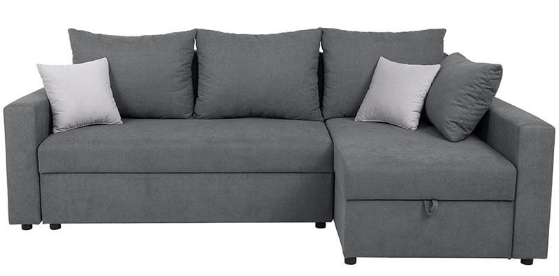 PRZEMEK IV LUX 3DL BRW Corner Sofa Bed Grey Enjoy New 23