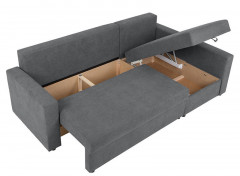 PRZEMEK IV LUX 3DL BRW Corner Sofa Bed Grey Enjoy New 23