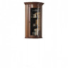 AFRODYTA 1DS Corner Glass-Fronted Cabinet (Top Unit) MEBIN (White with Golden Patina)