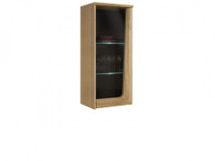 MAGANDA 1DS Right Wall Glass-Fronted Cabinet MEBIN