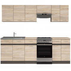 JUNONA LINE 230 ZBL Kitchen Set Sonoma