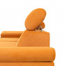 SANTI 2F BRW Corner Sofa Bed Orange